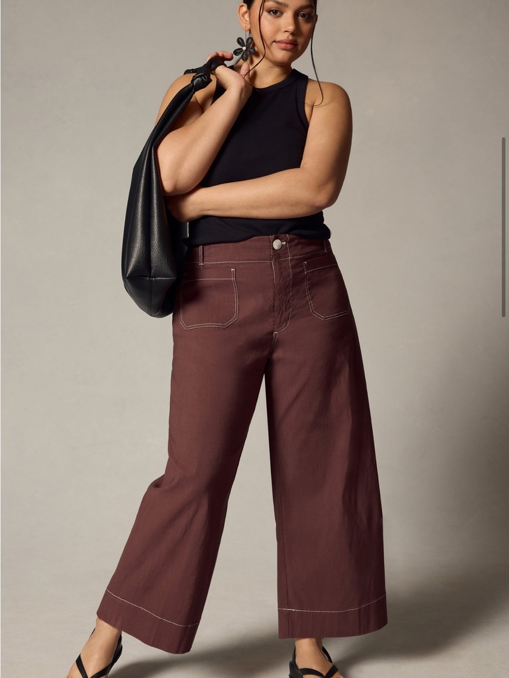 Anthropologie Maeve Colette Pants in Brown